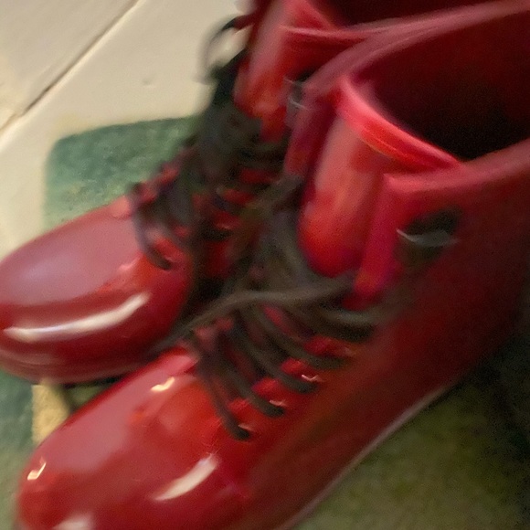 Michael Kors rubber combat boots size 9 - Picture 1 of 6